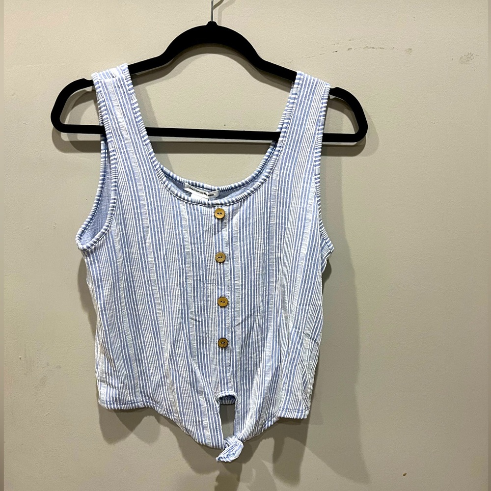 Caution to the wind tank top